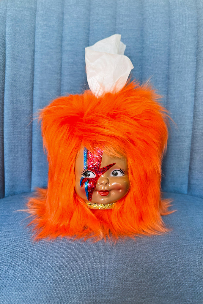 Vintage Bowie Dimple Doll Tissue Box Cover 2