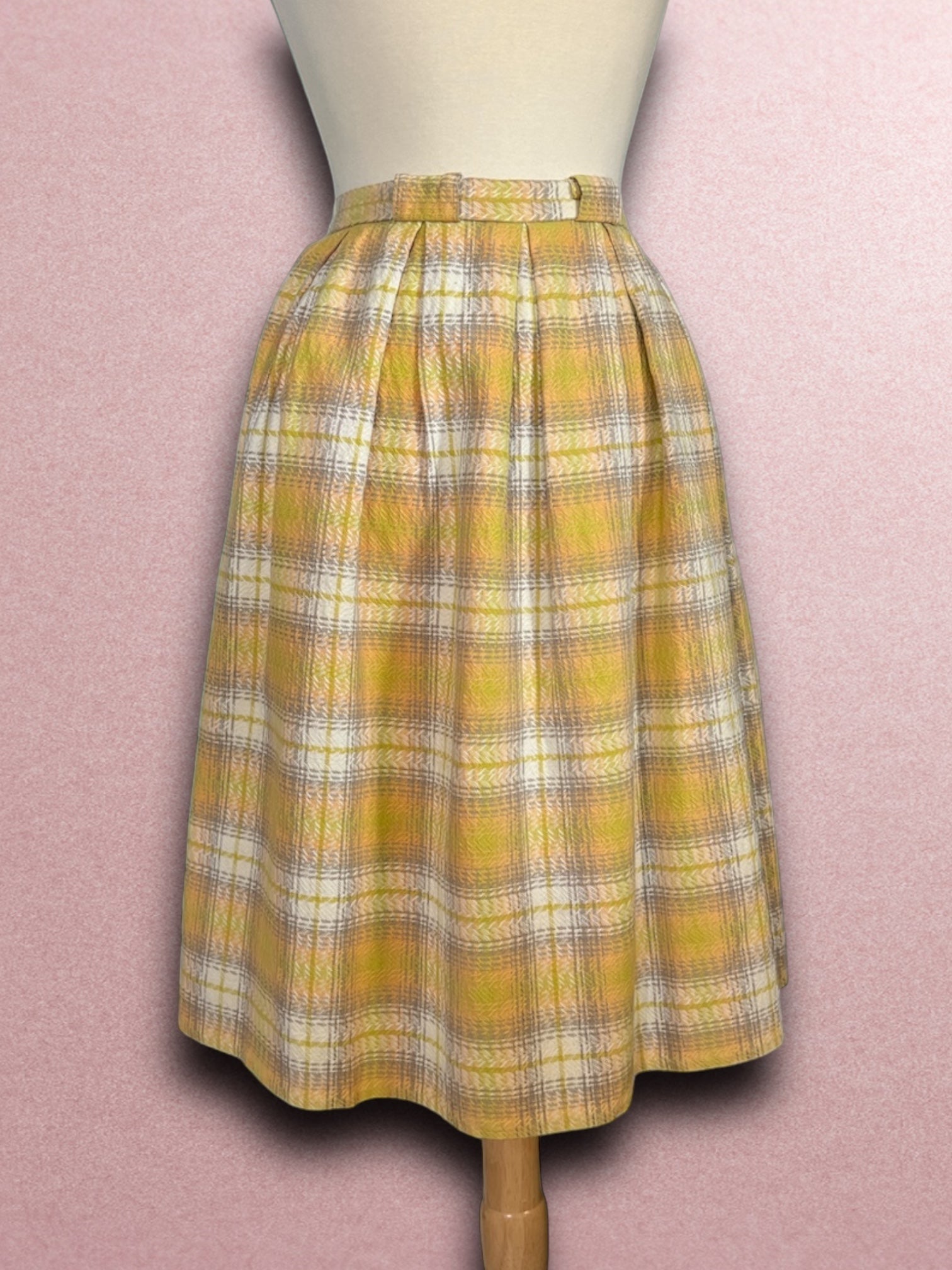 checkered vintage skirt