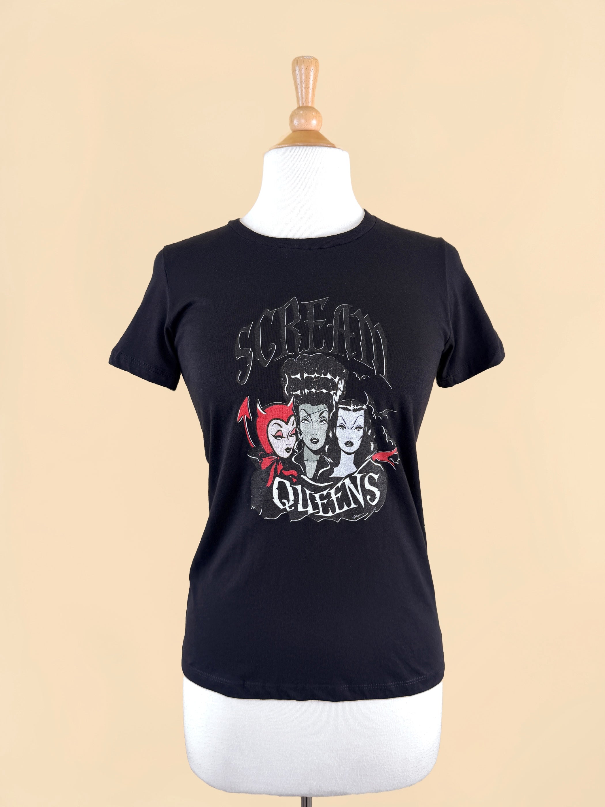 Scream Queens Fitted Tee in Black | Mischief Made