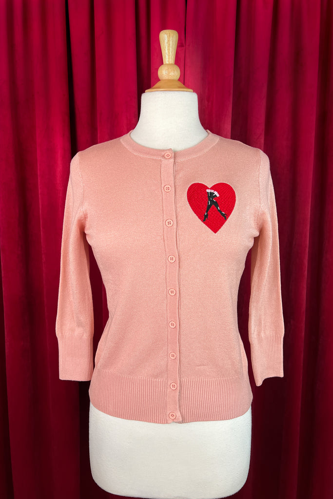 Step Into Love Cardigan in Pink