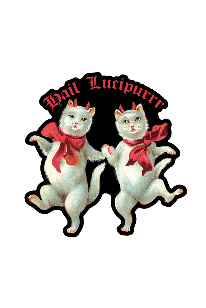 Hail Lucipurrr - Vintage Cat Sticker