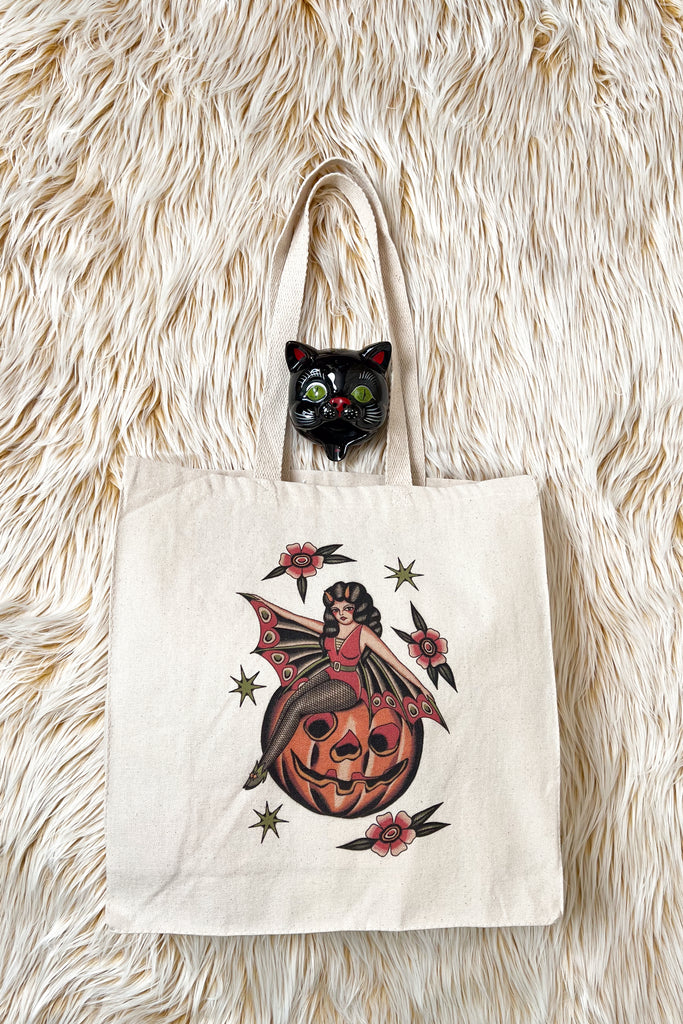 October Child Canvas Tote Bag