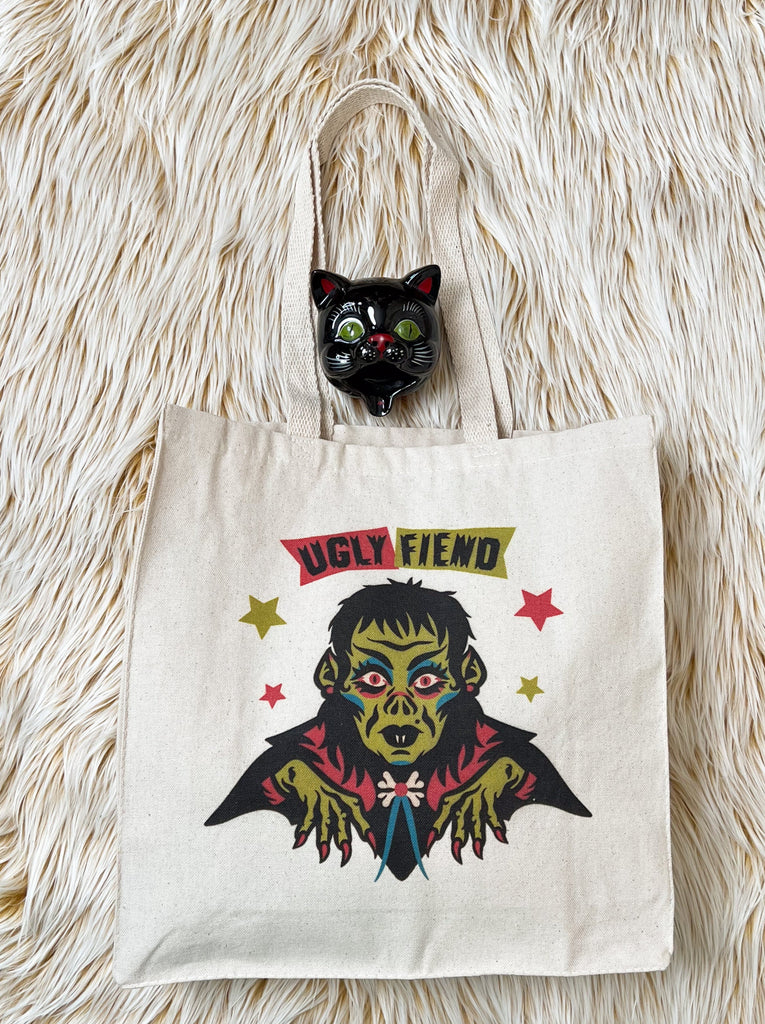 Ugly Fiend Canvas Tote Bag