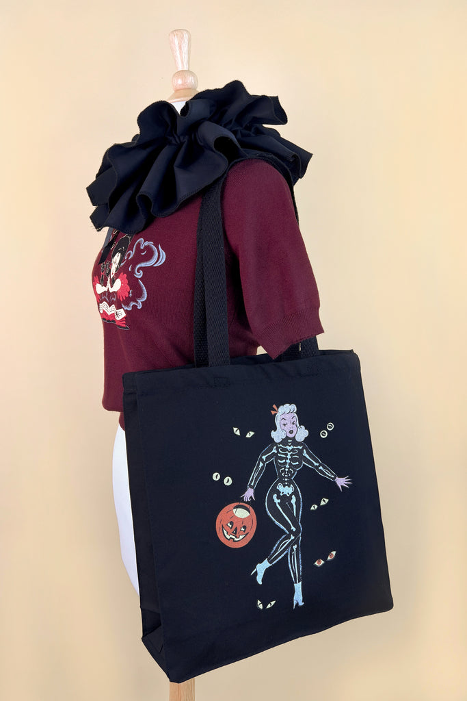 Spooky Night Canvas Tote Bag