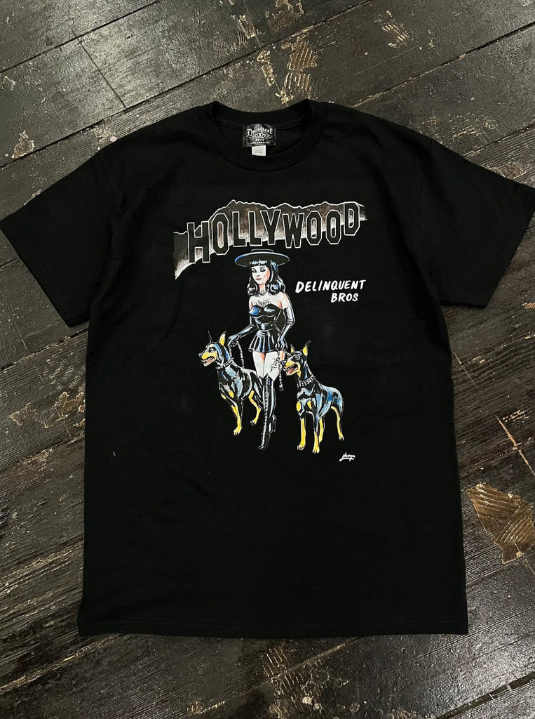 Witches & Bitches Men's Tee in Black by Delinquent Bros