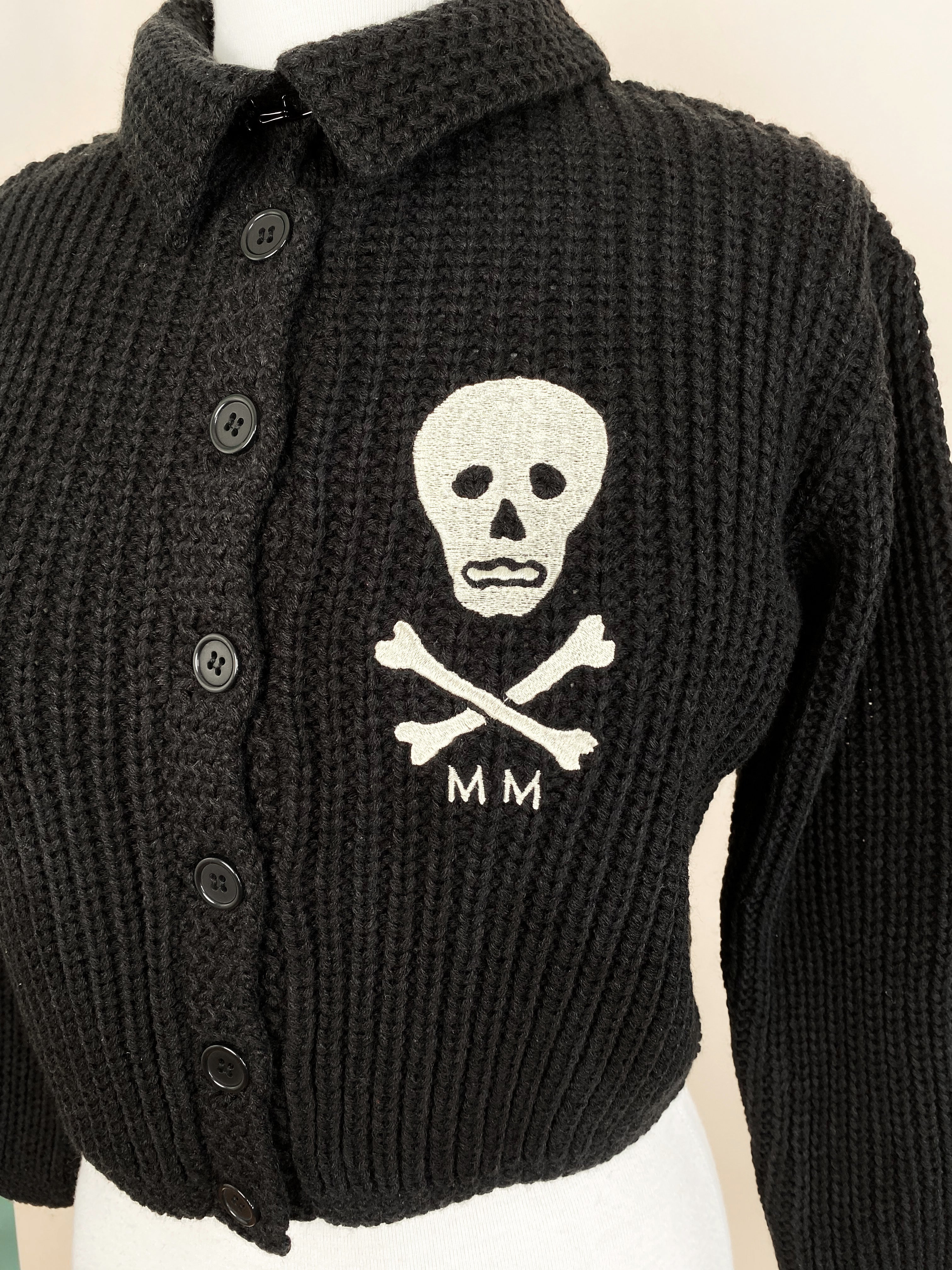 MMSkullcardigansweater-