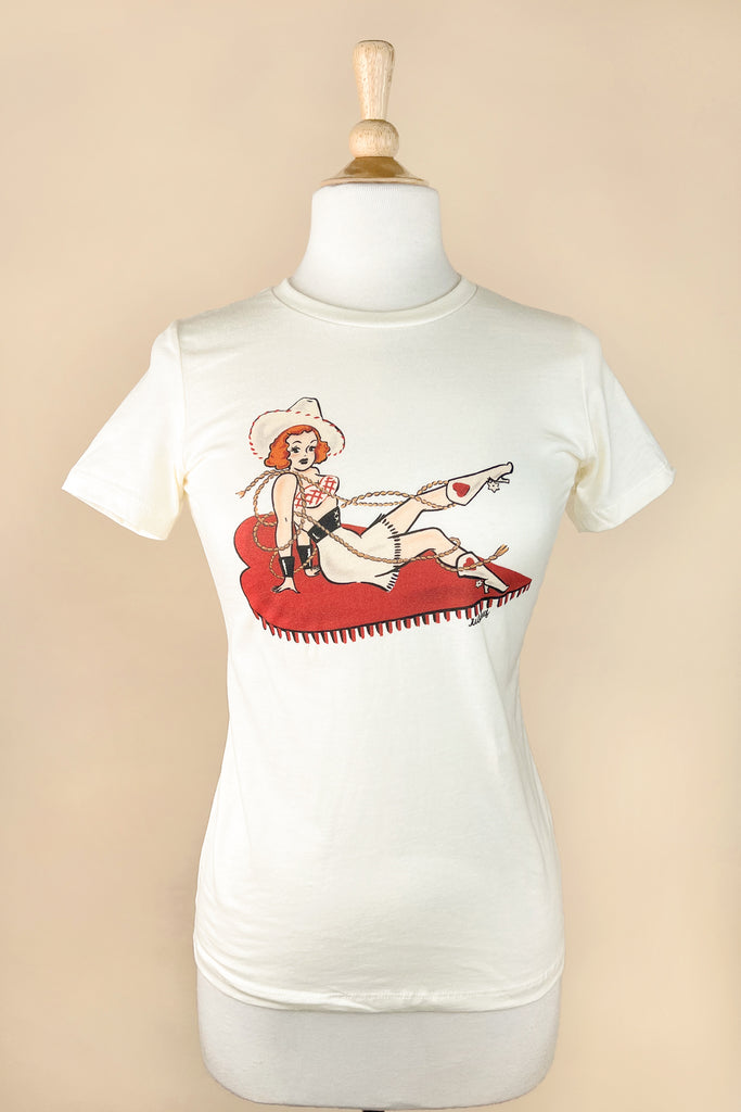 Rope you in! Fitted Tee in Ivory