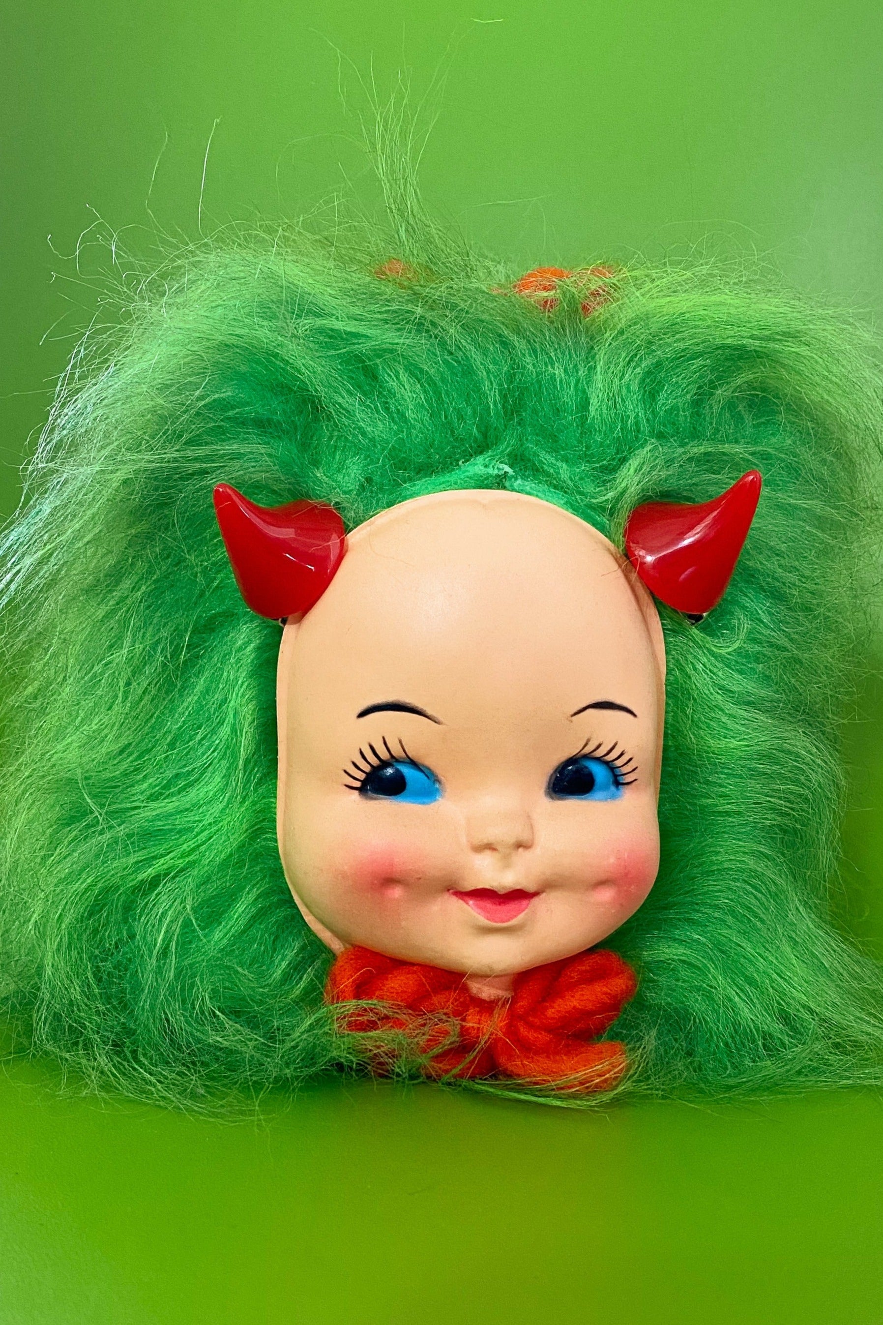Devil horn hair clips in Red | Mischief Made